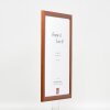 Effect Holz-Bilderrahmen Profil 43 braun 70x70 cm Museumsglas 0439-7070-43