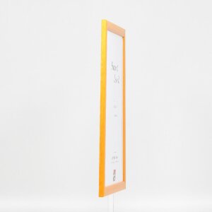 Effect Holz-Bilderrahmen Profil 43 honig 14,8x21 cm Museumsglas