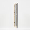 effect Holz-Bilderrahmen Profil 43 schwarz hochglanz 30,5x91,5 cm mit Museumsglas