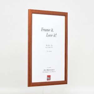 Effect Holz-Bilderrahmen Profil 43 braun 61x91,5 cm Museumsglas