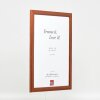 Effect Holz-Bilderrahmen Profil 43 braun 61x91,5 cm Museumsglas
