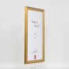 effect Bilderrahmen Holzrahmen Profil 44 gold 9x13 cm mit Museumsglas