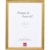 Effect Holzrahmen Profil 44 gold 10x10 cm Museumsglas