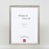 Effect Holzrahmen Profil 44 silber 10x15 cm Museumsglas