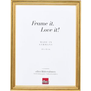 Effect Holzrahmen Profil 44 gold 10x15 cm Museumsglas
