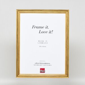 Фоторамка из дерева с музеем стеклом, профиль 44, золото, 45x60 см