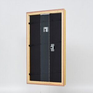 effect Holzrahmen Profil 44 gold 60x90 cm mit Museumsglas