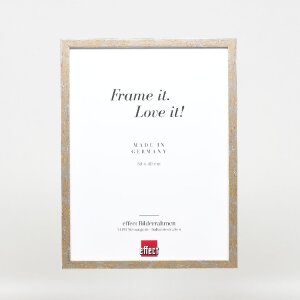 Effect Holzrahmen Profil 51 antiksilber 18x24 cm Museumsglas