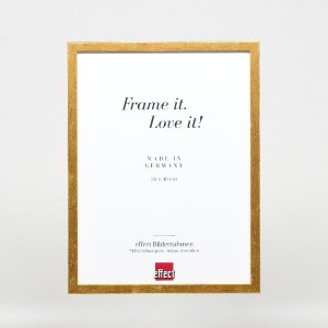 Effect Holzrahmen Profil 51 antikgold 18x32 cm Museumsglas