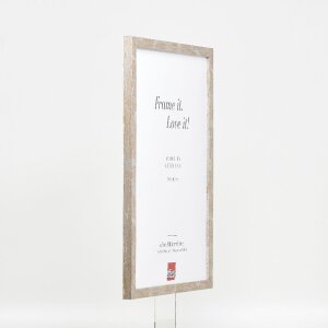 Effect Holzrahmen Profil 51 antiksilber 25x30 cm mit Museumsglas
