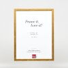 Effect Holzrahmen Profil 51 antikgold 10,5x14,8 cm Museumsglas