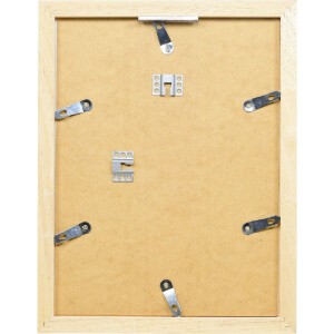 Effect Holz-Bilderrahmen Profil 52 weiß 14,8x21 cm Museumsglas