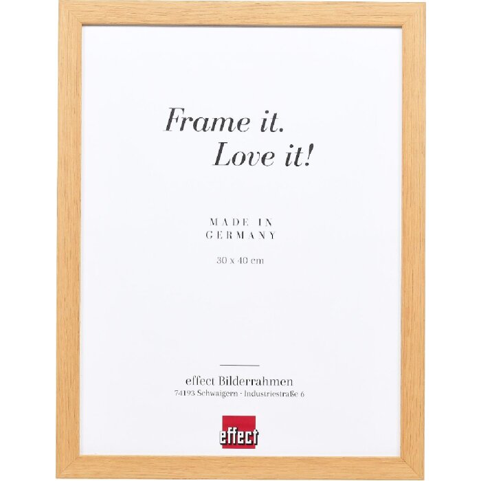 Effect Holzrahmen Profil 54 Eiche 10x15 cm mit Museumsglas