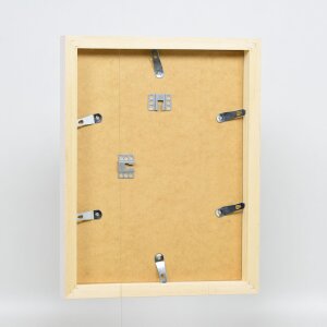 Effect Holz-Bilderrahmen Profil 55 weiß 45x80 cm Museumsglas