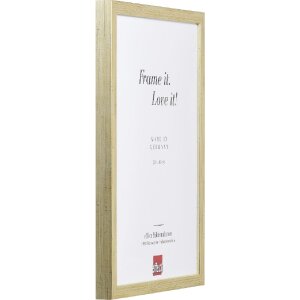 effect 0589-2025-24 Holzrahmen Profil 58 antiksilber 20x25 cm Museumsglas