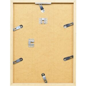 effect Holzrahmen Profil 58 silber 25x80 cm mit Museumsglas