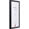 Effect Holzrahmen Profil 58 Schwarz 70x100 cm mit Museumsglas