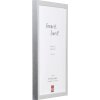 effect Holzrahmen Profil 58 silber 61x91,5 cm mit Museumsglas