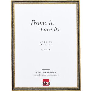 Effect Bilderrahmen Holz Profil 66 schwarz 30x45 cm...