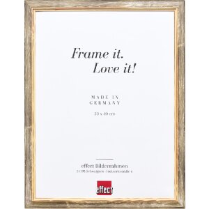 Effect Holzrahmen Profil 67 braun 10x10 cm mit Museumsglas