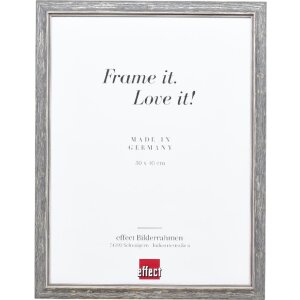 Effect Holzrahmen Profil 67 schwarz 50x50 cm Museumsglas