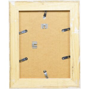 effect 0809-2580-05 Holz-Bilderrahmen Profil 80 weiß 25x80 cm mit Museumsglas