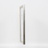 Effect Holzbilderrahmen Profil 85 Silber 18x32 cm Museumsglas