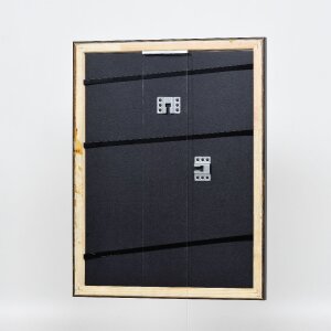 Effect Holzbilderrahmen Profil 85 Schwarz 27x48 cm Museumsglas