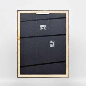 Effect Holzbilderrahmen Profil 85 Schwarz 40x40 cm Museumsglas