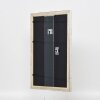 Effect Holzbilderrahmen Profil 85 Silber 50x100 cm Museumsglas