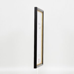 Effect Holzbilderrahmen Profil 85 Schwarz 50x65 cm Museumsglas