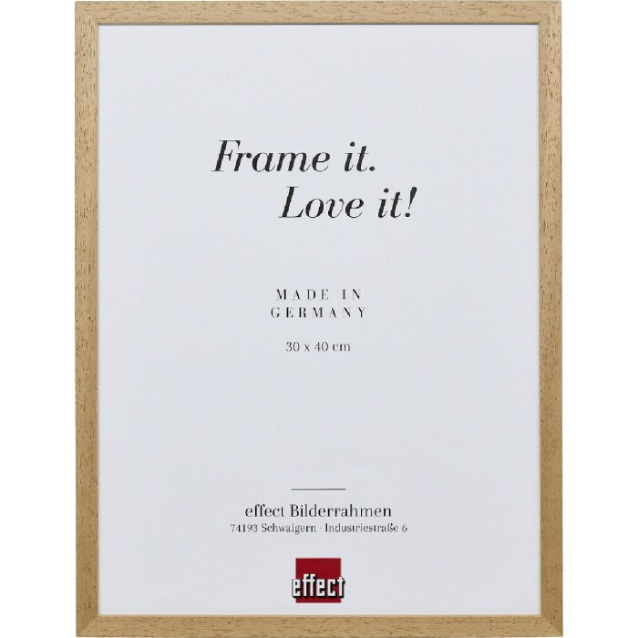 Effect Holzrahmen Profil 2330 Eiche 30x45 cm mit Museumsglas