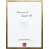 Effect Holzrahmen Profil Top S gold 7x10 cm Museumsglas