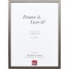 Effect Holzrahmen Profil Top S platin 7x10 cm mit Museumsglas