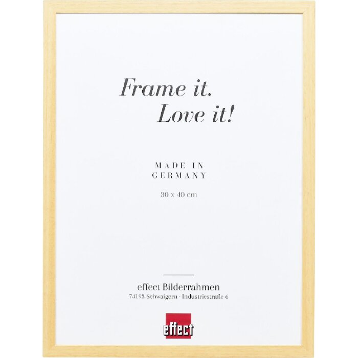Effect Holzrahmen Profil Top S natur 29,7x42 cm Museumsglas