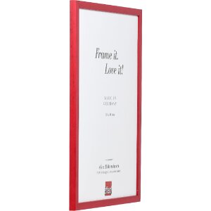 Effect Holzrahmen Profil Top S rot 50x60 cm Museumsglas