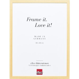 Effect Holzrahmen Profil Top S natur 50x65 cm Museumsglas