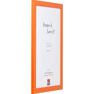 Effect Holzrahmen Profil Top Pro orange 18x32 cm Museumsglas