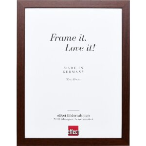 Effect Holzrahmen Profil Top Pro braun 40x60 cm Museumsglas