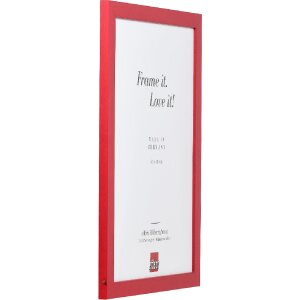 Effect Holzrahmen Profil Top Pro rot 14,8x21 cm Museumsglas