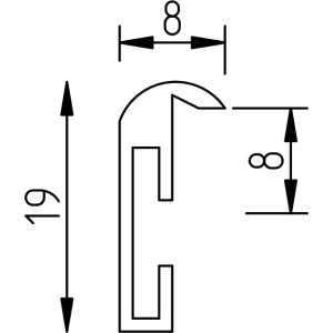 Фоторамка Effect B1 с огнезащитой, алюминиевый профиль S1, 60x60 см, Museumsglas