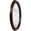 Овальная фоторамка Effect с профилем 5x7 см, ореховый