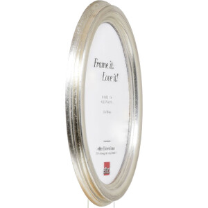 Фоторамка Effect овальная HB 18x24 см, серебристая