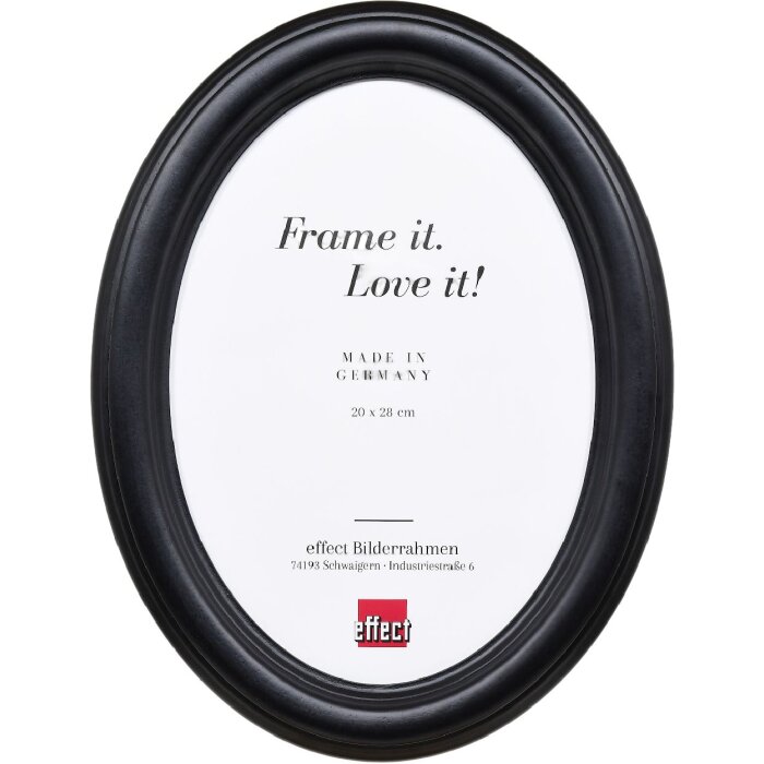 Фоторамка Effect Oval Profil HB 30x40 см черная