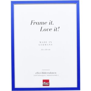 Effect Massivholz Bilderrahmen Profil 39 Silber Sonderformate und Glasarten