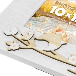 ZEP Holz-Fotorahmen Noemi 10x15 cm Querformat Frühlings-Bilderrahmen