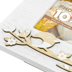 ZEP Holz-Fotorahmen Noemi 10x15 cm Hochformat Frühlings-Bilderrahmen