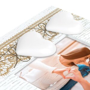 ZEP Holz-Fotorahmen Dafne weiß 10x15 cm Querformat