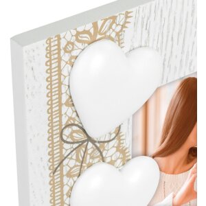 ZEP Holz-Fotorahmen Dafne weiß 10x15 cm Querformat