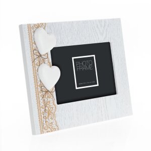 ZEP Holz-Fotorahmen Dafne weiß 10x15 cm Querformat